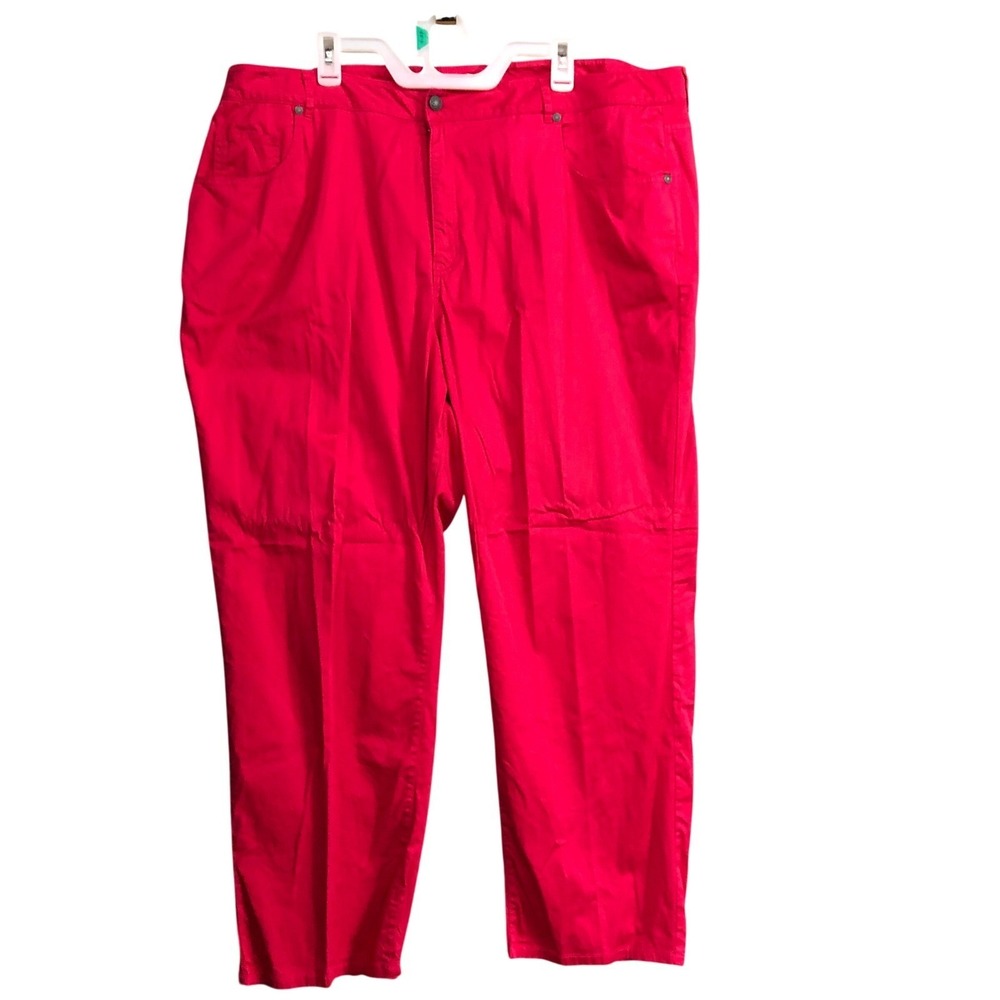 Liz &‎ Me for Catherines Women's Bright Pink Casual Pants Size 22W